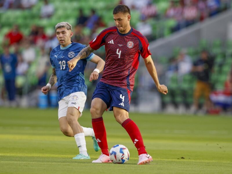 Juan Pablo Vargas, defensor de Costa Rica, en la Copa América 2024. EFE/EPA/ADAM DAVIS